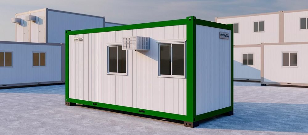 PORTABLE/MODULAR OFFICE SITE STEEL CONTAINER